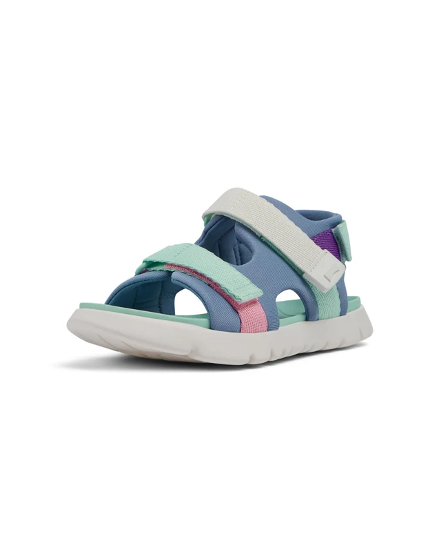 Camper Baby Girls' Oruga K800590 Sandal, Multicolour 004 Tws, 7 UK