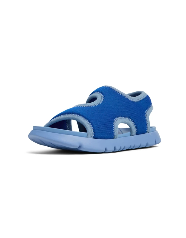 Camper Unisex Children's Oruga K800572 Sandal, Medium Blue 002, 10 UK