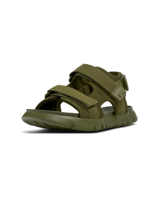 Camper Oruga Sandal K800532 2-Strap, Medium Green 005, 10 UK Child