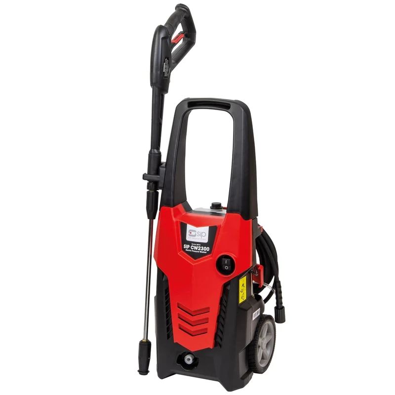 SIP CW2300 Electric Pressure Washer 2300W 200 bar 300L/h Portable Jet Wash with 5700psi Turbo Lance