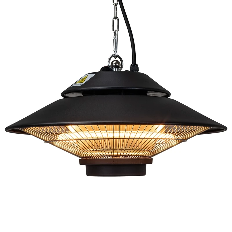 SIP Infrared Halogen Heater 230V 1.5kW Hanging Electric Patio Heater with Remote Contol 5118 BTU/hr