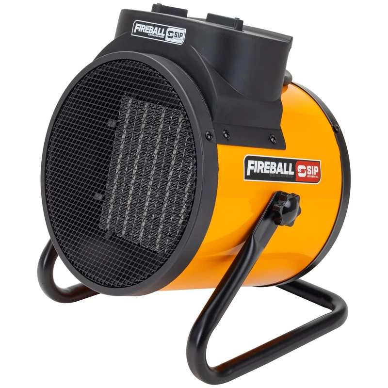 SIP FIREBALL Turbofan 3001 Electric Fan Heater 230V 2.8kW 9556BTU/hr 2 Heat Settings & Cool Function