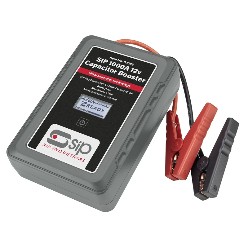 SIP 1000A 12V Capacitor Booster – Battery-Free Emergency Engine Starter for Vehicles