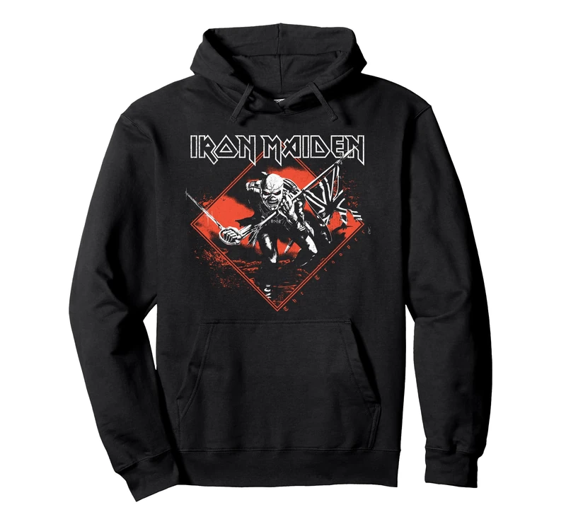 Iron Maiden Trooper Diamond Pullover Hoodie