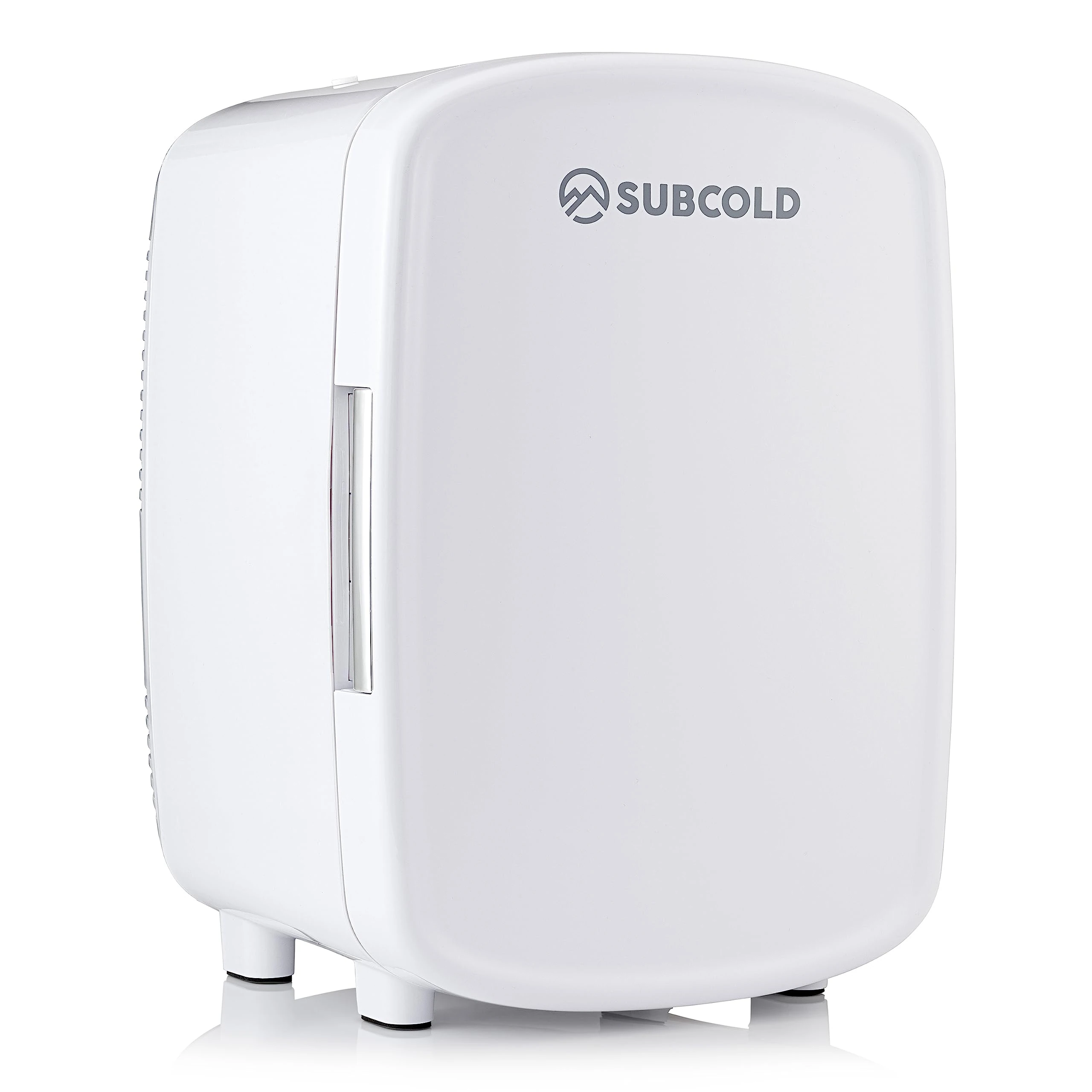 Subcold Luxe9 Mini Fridge | 9L Portable Thermoelectric AC Power Cooler | Quiet for Bedrooms, Offices, Beauty, Skincare & Cosmetics (White)