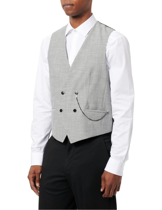 HUGO Men's Vin232 Jacket, Open Grey81, 46