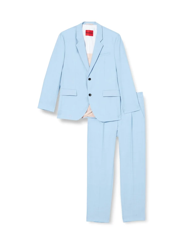 HUGO Men's Kris/Teagan233F1X Suit, Light/Pastel Blue455, 52