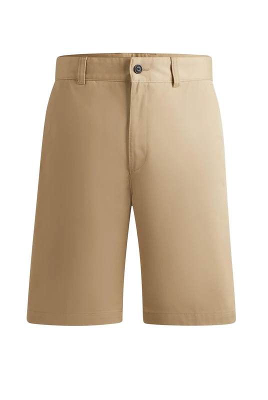 HUGO Mens Darik241 Regular-fit Shorts with Slim Leg
