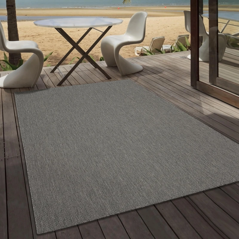 Mias Teppiche Adela Flat Weave Indoor and Outdoor Rug UV and Weather Resistant - Image 1