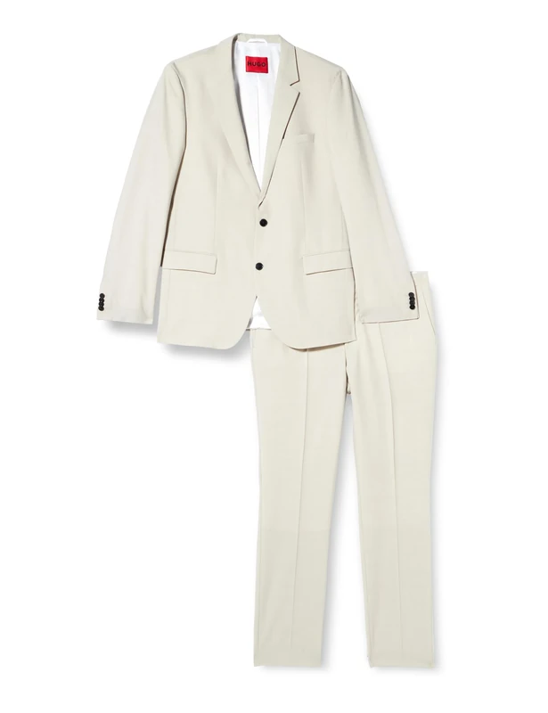 HUGO Men's Henry/Getlin232X Suit, Light/Pastel Grey55, 44