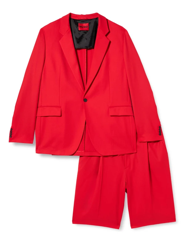 HUGO Kris/Fionn242X Men's Suit - Open Pink 44