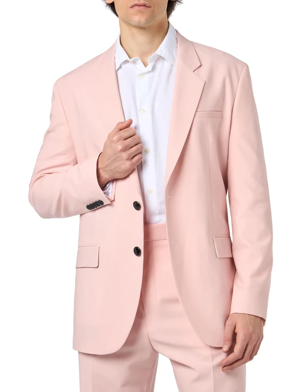 HUGO Men's Suit, Light/Pastel Pink681, 54