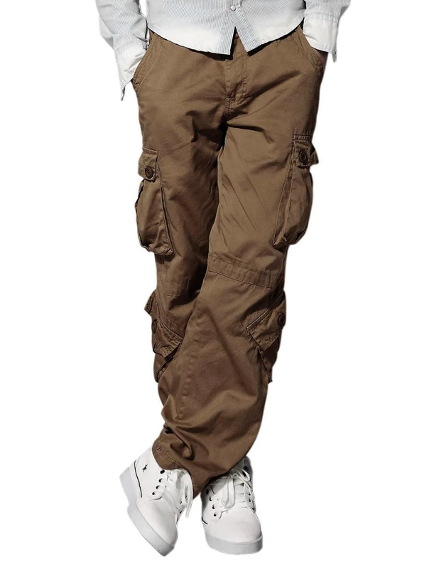 Match Men's Wild Cargo Pants, Camel, 27