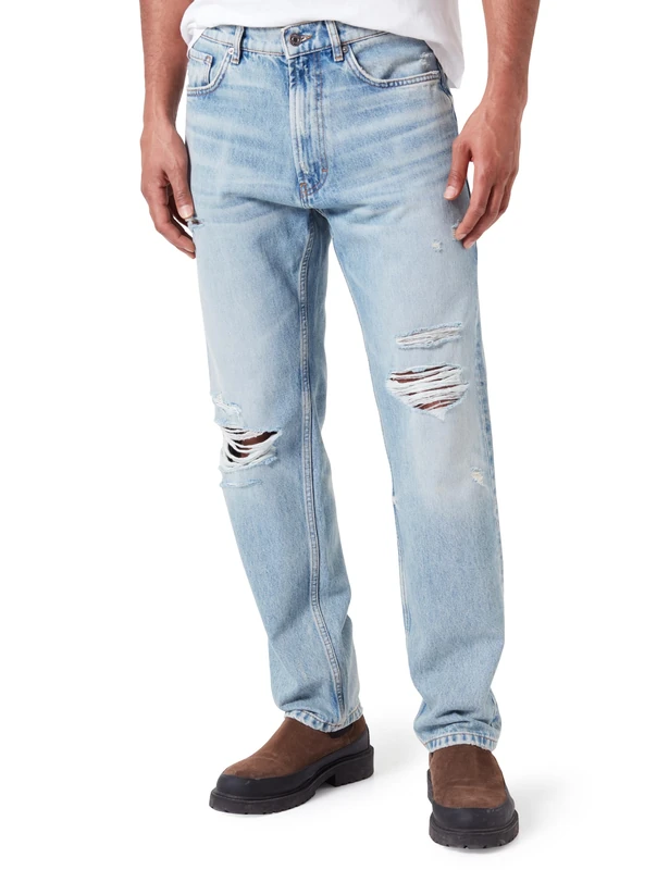 HUGO Men's 640 Jeans Trousers, Light/Pastel Blue455, 30W / 30L