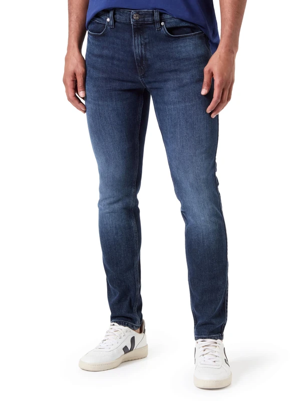 HUGO Men's 734 Jeans Trousers, Medium Blue422, 33W / 32L