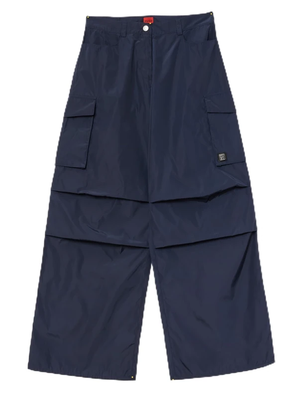 HUGO Women's Holati-1 Trousers, Open Blue464, 36