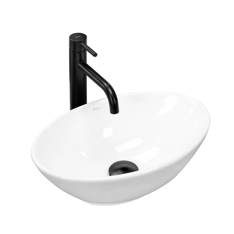 Rea Bathroom Sink Made of Ceramic Pamela Mini - White - REA-U5804