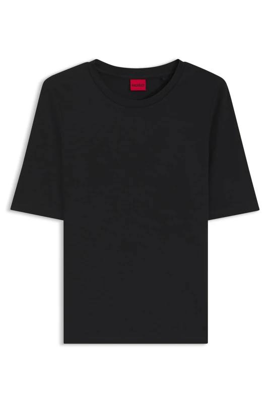 HUGO Women's Darnelia T-Shirt, Black 1, S