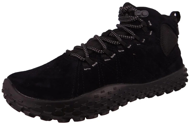 Merrell Wrapt MID WP - Black/Black, Low-Top Sneakers, Black/Black,