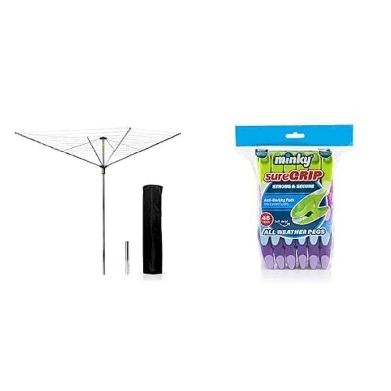 Minky 45m Easy Breeze with Cover and Spike + 48 SureGrip Pegs