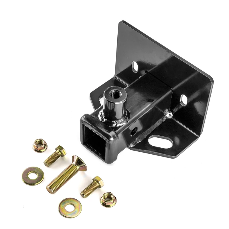 WeiSen 2" Rear Hitch Receiver Class 3 Tow Bar Compatible with 2005-2010 Dodge Dakota, 2006-2009 Mitsubishi Raider, Black