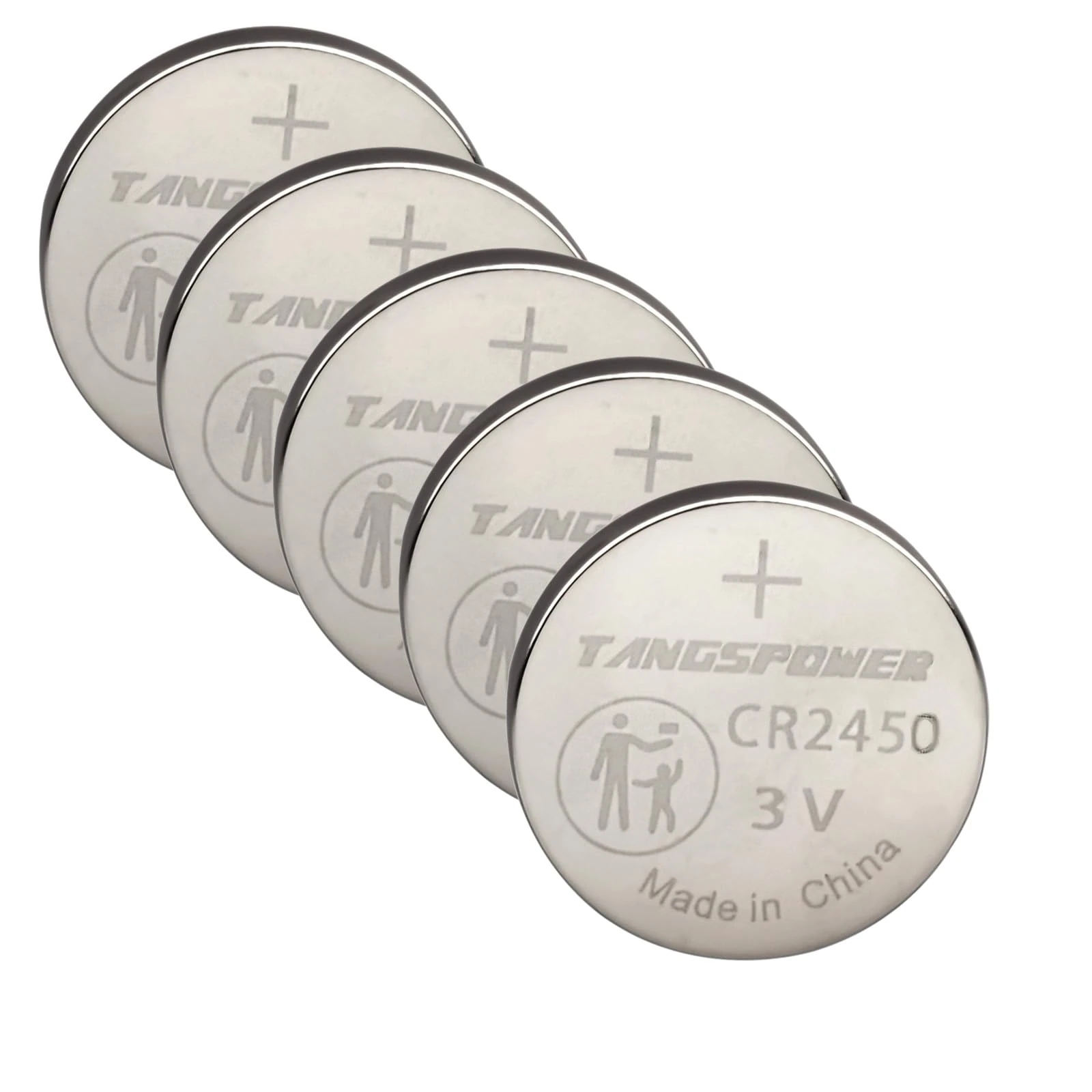 CR2450 Batteries 3V 2450 Lithium Pack of 4 Button Batteries For gadgets car key BMW F Key fobs(CR 2450 / DL2450 / ECR2450 / KCR2450)