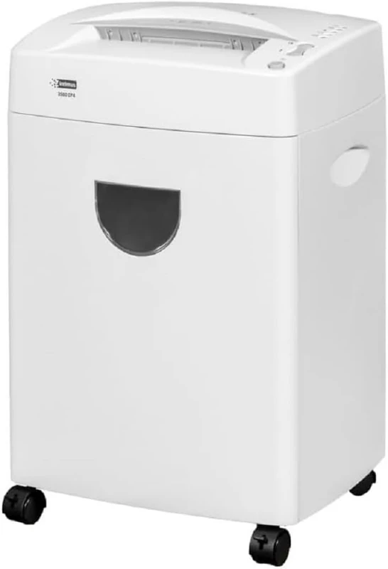 intimus 3500 CP4 Paper Shredder for Cutting Particulate P4, 19 Sheets, Removable Trash Can with 42 Liters