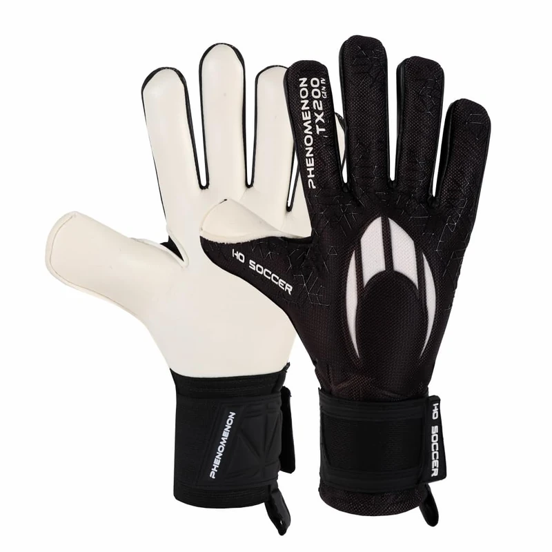 HO Soccer MG Phenomenon Pro Negative Blackout Goalkeeper Gloves, Unisex Adults, Black/White, 11