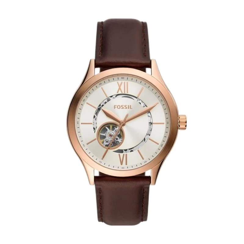 Fossil Analogue BQ2650, Brown, Strap.