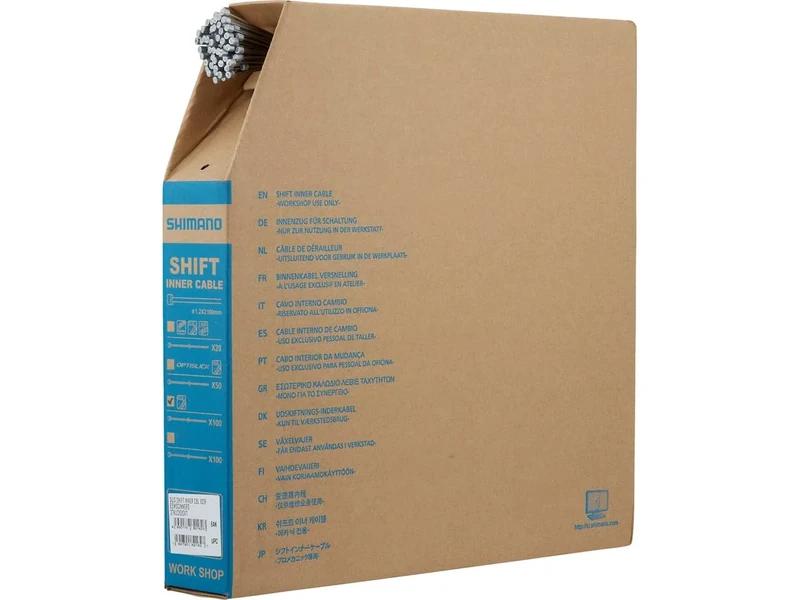 Shimano Sus Box Shift Inner Cable 100 Units 1.2 x 2100mm