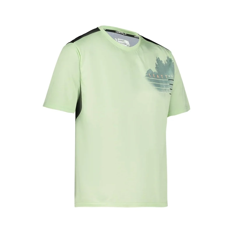 Leatt MTB Trail 1.0 X-Flow Jersey XL Aqua Green