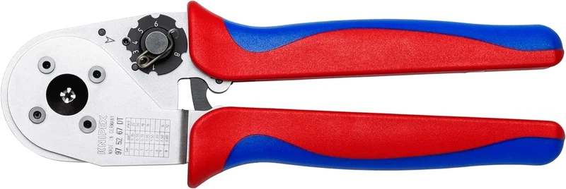 KNIPEX Four-Mandrel Crimping Pliers for Deutsch Contacts 230 mm, 97 52 67 DT