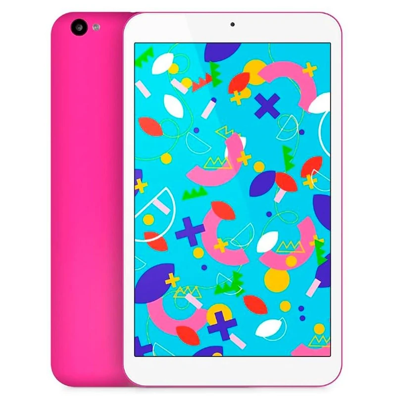 SPC Gravity 3 Mini - Tablet for Children with 8 Inch Display, Child Lock, 4GB RAM, 64GB Expandable Internal Memory, 4,000 mAh Battery, USB-C, Android 12 - Pink