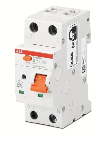 ABB Protecta Plus S-ARC1 M B32 AFDD with Integrated MCB • 1P+N • 32 A Type B • 230 V AC • 10 kA Breaking Capacity • Arc Fault & Overcurrent Protection • DIN Rail 2 Modules • 2CSA275901R9325