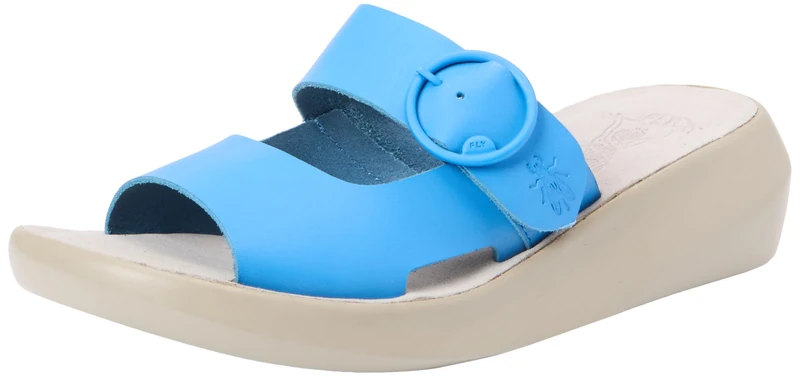 Fly London Women's BAFI029FLY Sandal, Blue, 5 UK