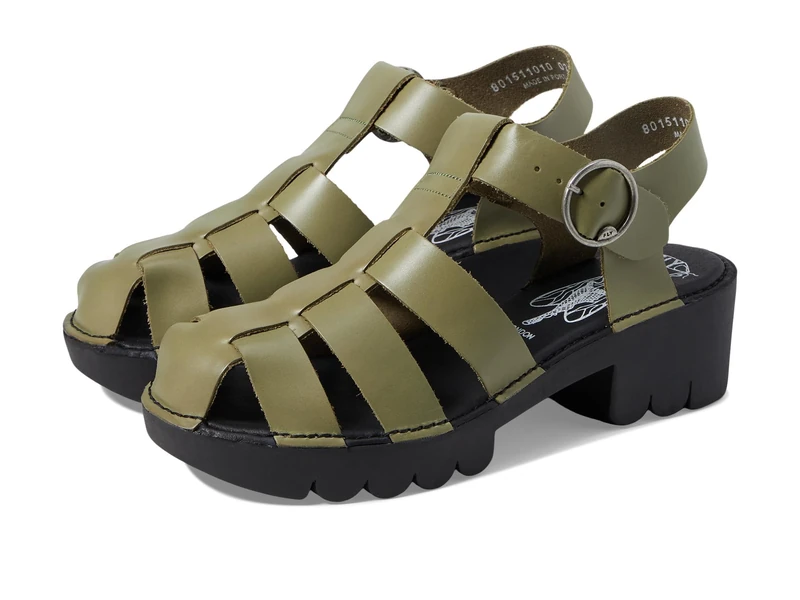 Fly London Women's EMME511FLY Sandal, LT. Green, 5 UK