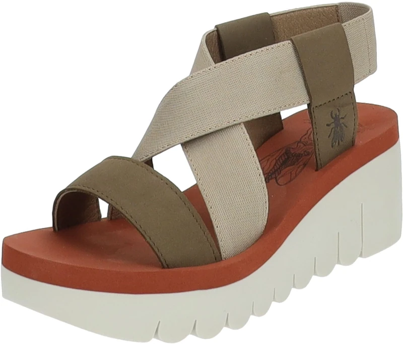 Fly London Womens Yabi922fly Sandal, Military Beige Brick, 6 UK