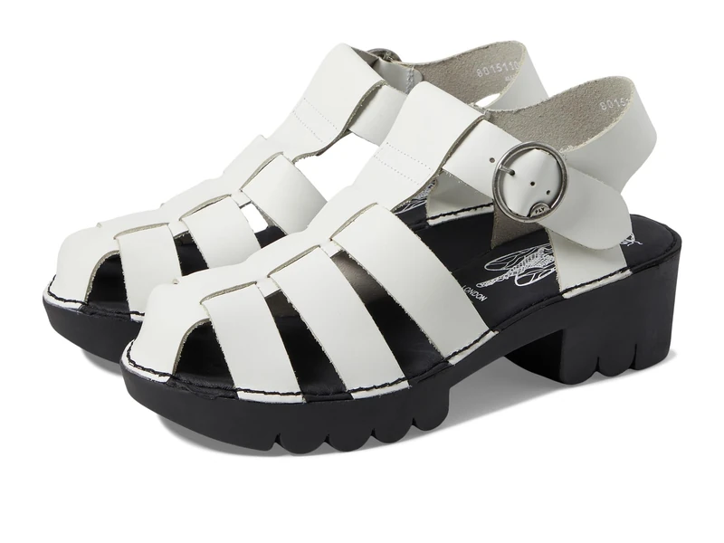 Fly London Women's EMME511FLY Sandal, OFFWHITE, 5 UK