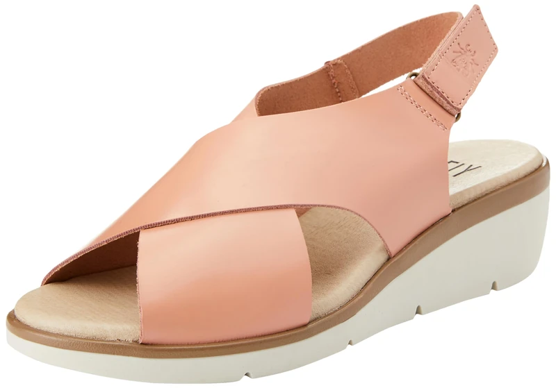 Fly London Women's NABI058FLY Sandal, NUDE PINK, 6 UK