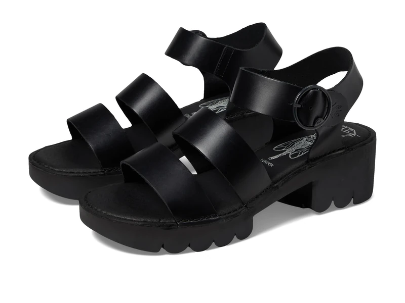 Fly London Women's EGLY520FLY Sandal, Black, 7 UK - Image 1
