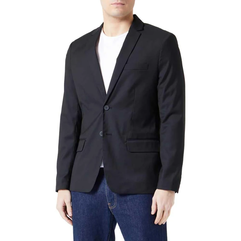 ONLY & SONS Men's ONSEVE Jay Life 2BTN Slim 0072 BLZR NOOS Suit Jacket, Black, 42R