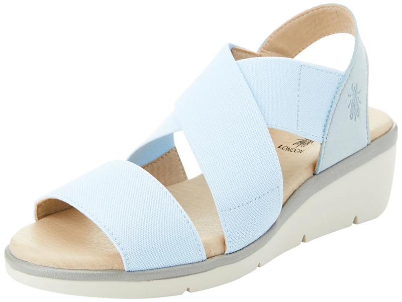 Fly London Women's NOLI056FLY Sandal, SKY BLUE, 3 UK