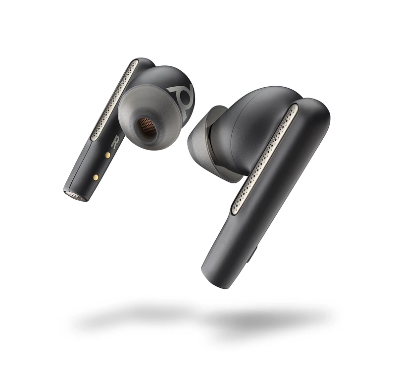 POLY Voyager Free 60/60+ Black Earbuds (2 Pieces) - Image 1