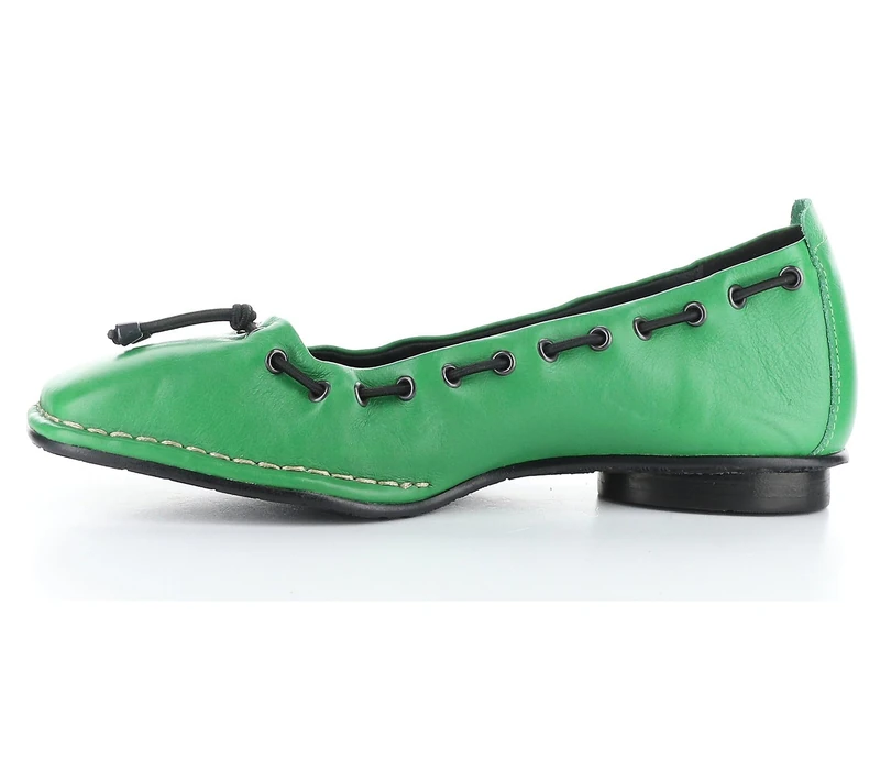 Fly London Women's BAPI2647FLY Ballet Flat, Green, 7 UK