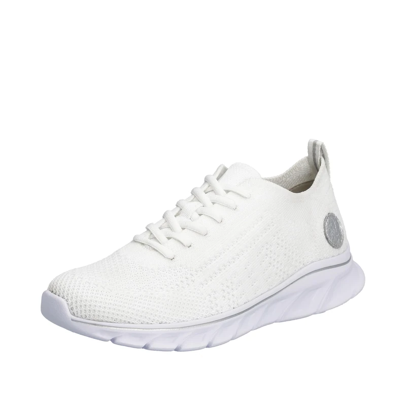 Rieker Women's 54020 Trainers, White 80, 4 UK