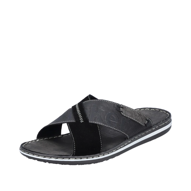 Rieker Men's Mules 21098, Men's Slippers, Black 00, 6.5 UK