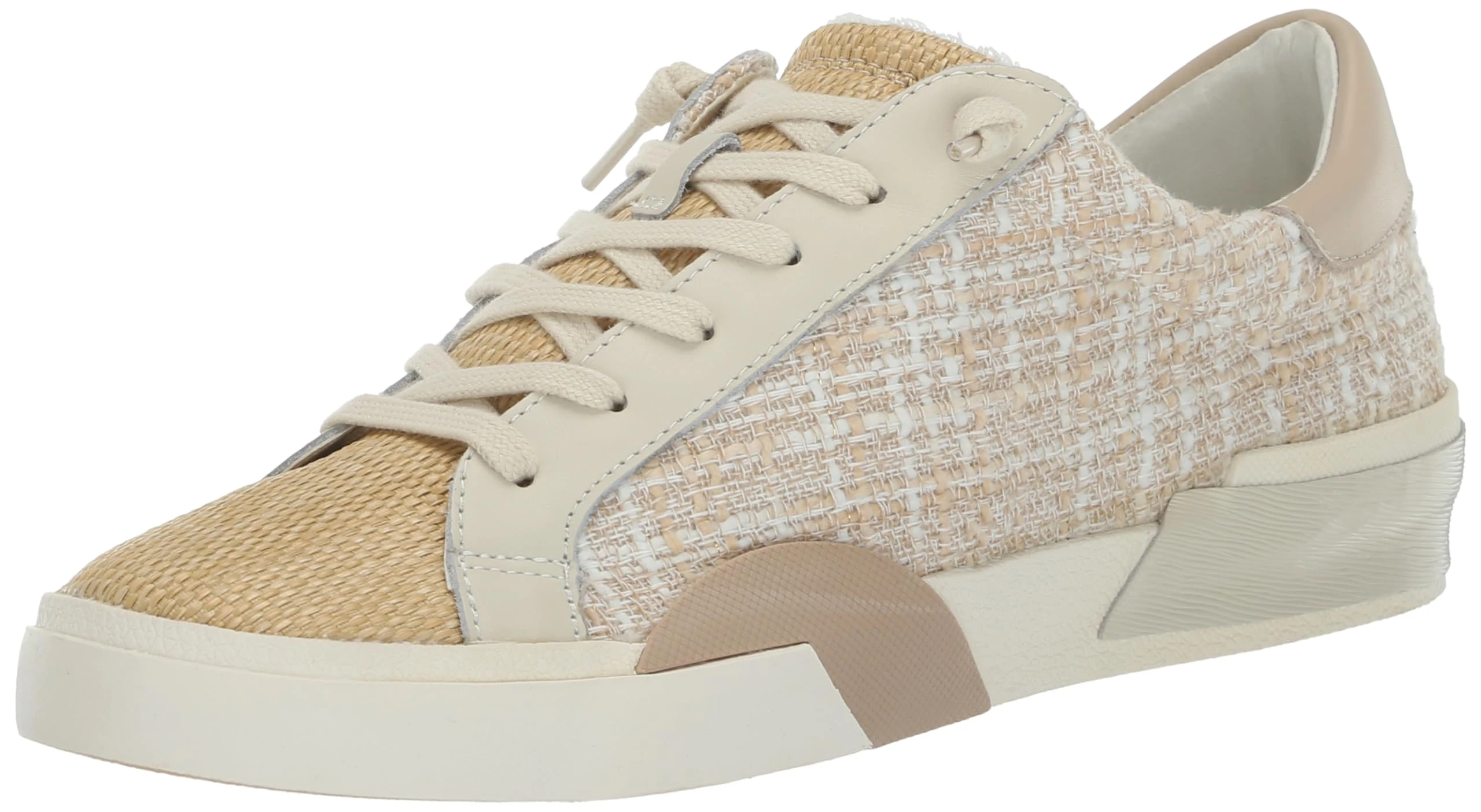 Dolce Vita Women's Zina Sneaker, Beige Multi Woven, 7