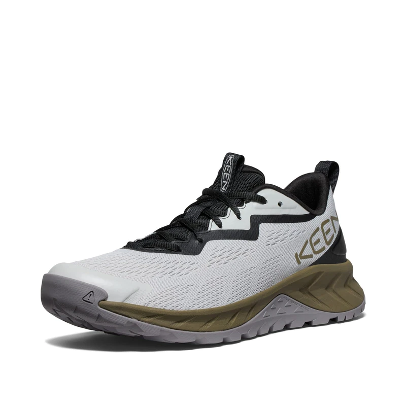 KEEN Men's Versacore Speed Breathable Vented Comfortable Hiking Shoes, Vapor/Dark Olive, 8