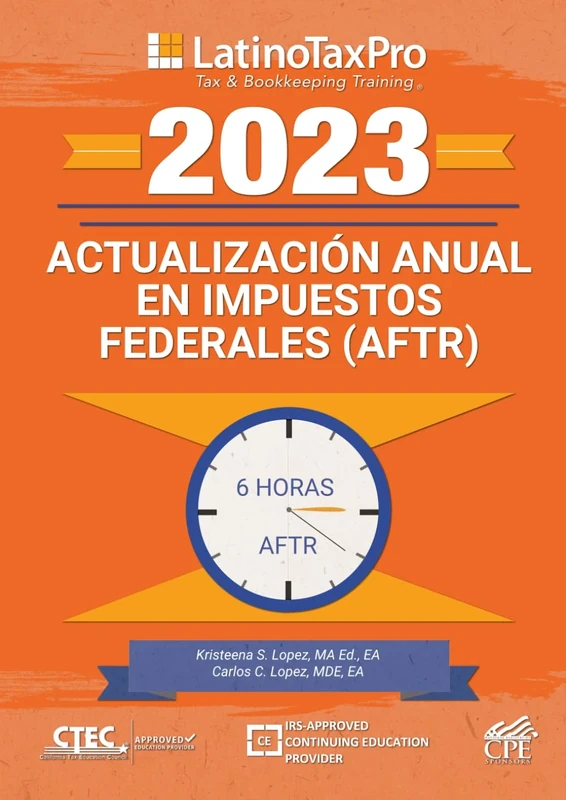 2023 Actualización anual de impuestos federales (AFTR)