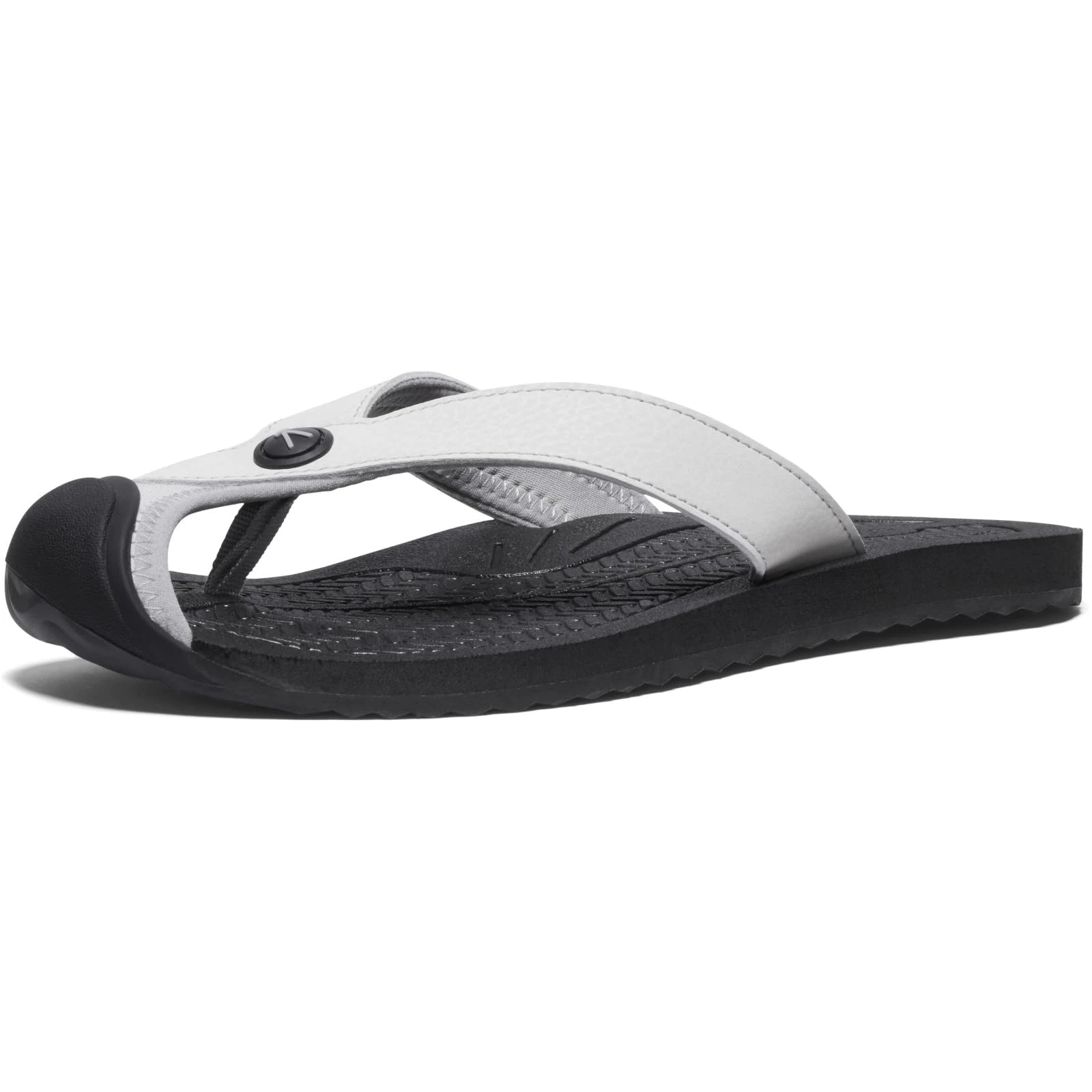 KEEN Women's Barbados Breathable Comfortable Sandals Toe Protection Flip Flops, Vapor Black, 6.5 UK
